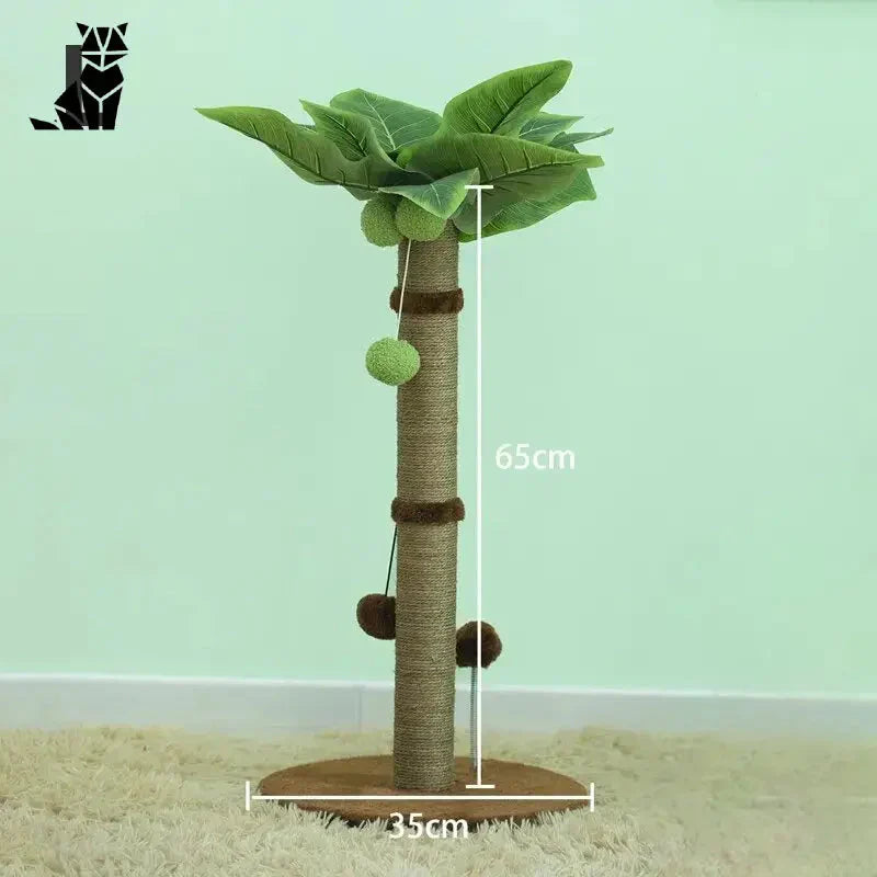 Arbre à chat Design Feline Elegance™ avec griffoir et jouet pour chat