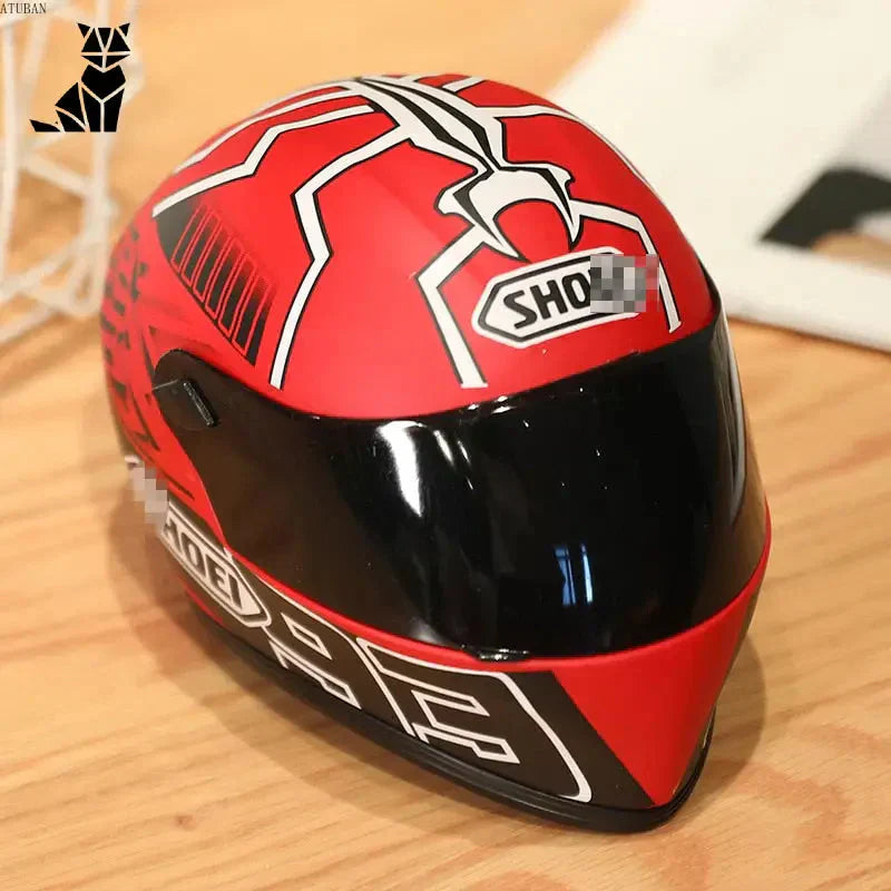 Casque de protection pour chiens et chats à Moto - Design rouge et noir pour des sorties en toute sécurité