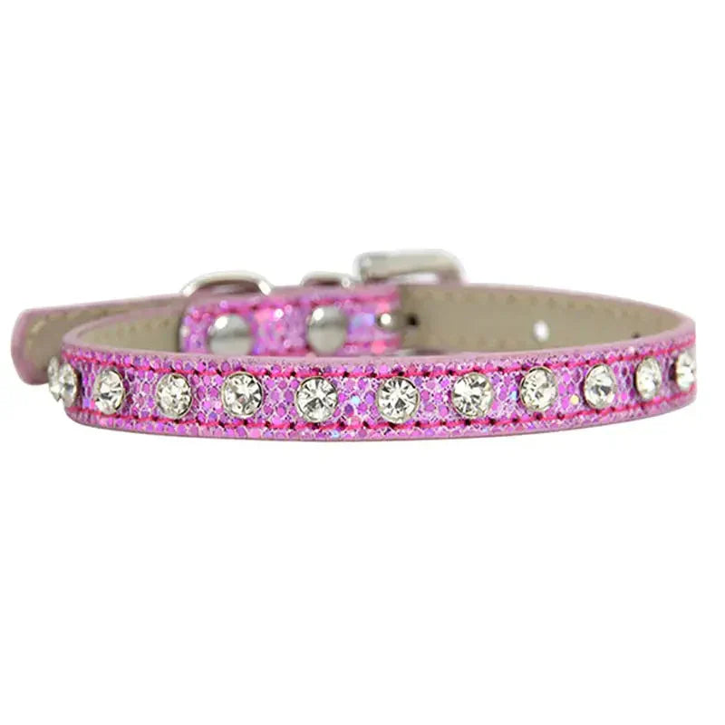 Collier en strass pour chat