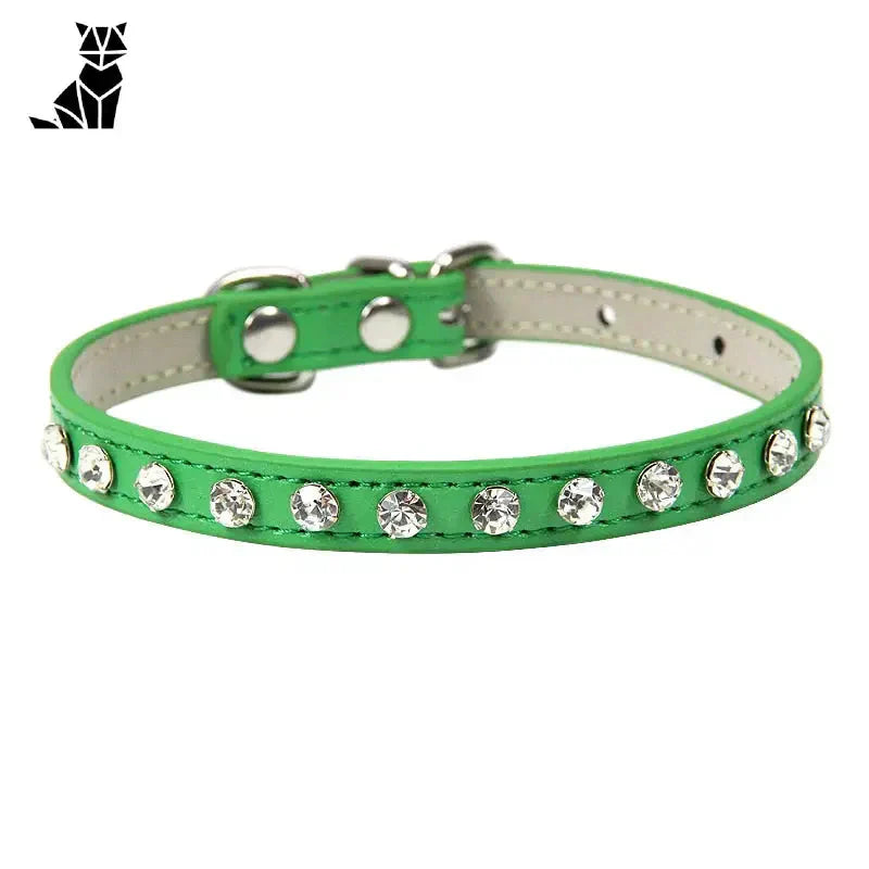 Collier en strass pour chat