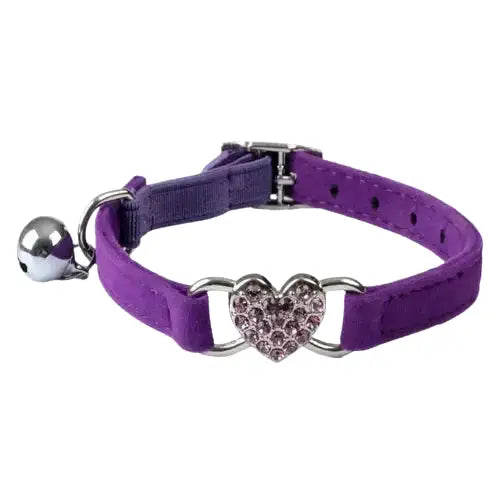 Collier pour chat en velours Transparent Background