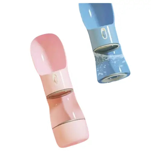 Gourde Portable Eau Et Croquettes Pour Chien / Chat Transparent Background
