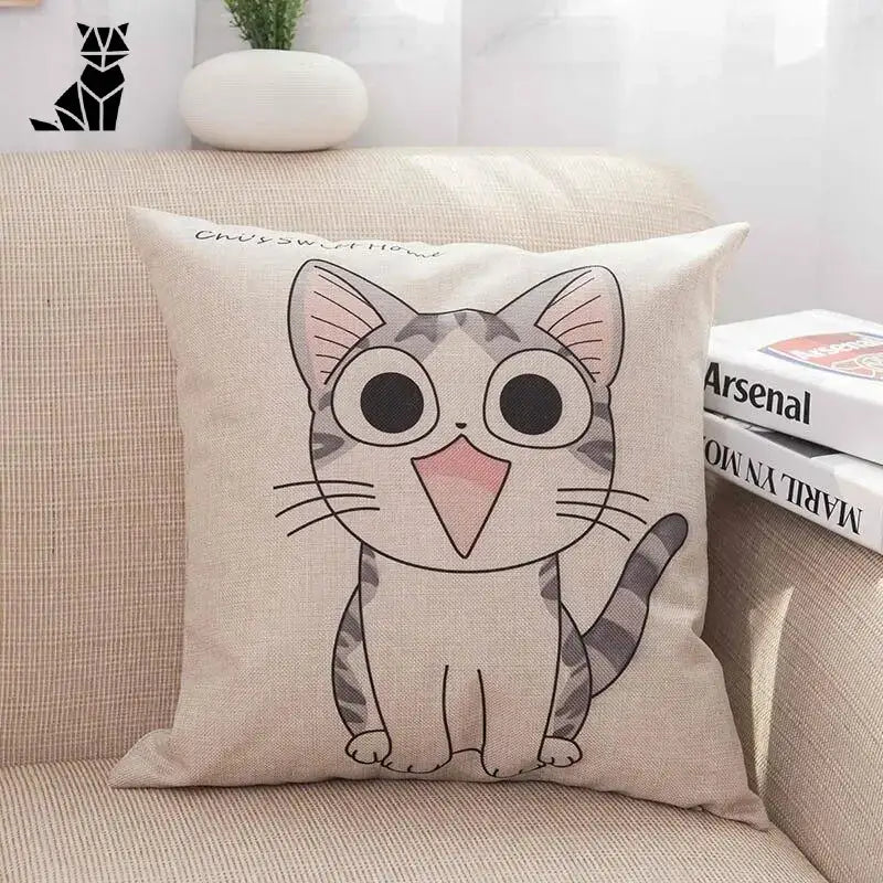 Housses De Coussins Chaton Pour Une Déco Intérieure Unique - Happy