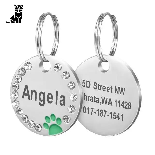 Médaille Personnalisable Pour Collier Chat Et Chien