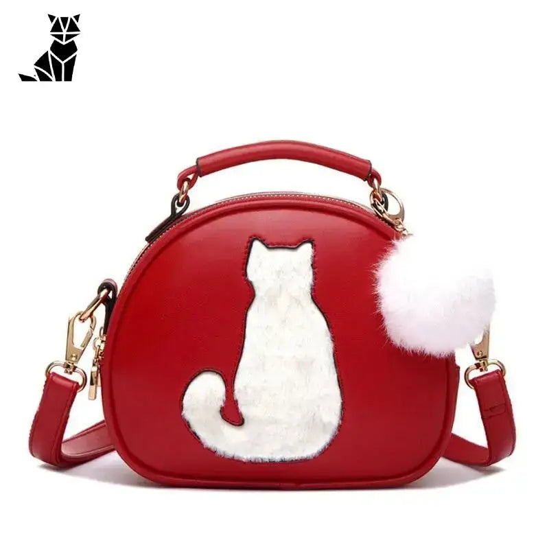 Sac à Main Chat: Un Accessoire Chic Et Audacieux! Rouge