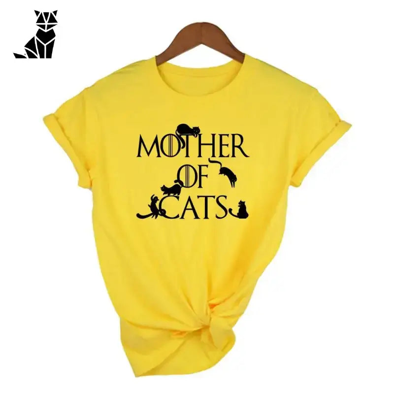 Tee Shirt Game Of Thrones Mother Of Catspour Femmes