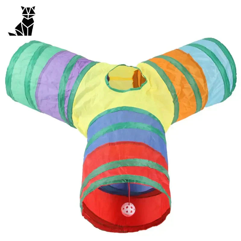 Cerf-volant coloré en forme d’oiseau, Tunnel de jeu pour chat - Amusement durable en nylon